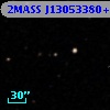 2MASS J13053380+0003518