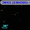 2MASS J13042681-0009038