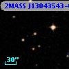 2MASS J13043543-0011027