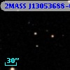2MASS J13053688-0012329
