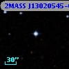 2MASS J13020545-0453496