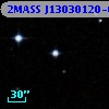 2MASS J13030120-0443132