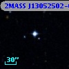 2MASS J13052502-0741383