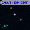 2MASS J13040366-0824419