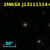 2MASX J13111114+3916385