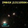 2MASX J13110504+3914145