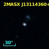 2MASX J13114360+3352325