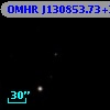 OMHR J130853.73+320631.8