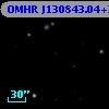 OMHR J130843.04+314437.0