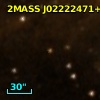 2MASS J02222471+6149418