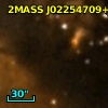 2MASS J02254709+6206131