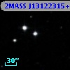 2MASS J13122315+3100437