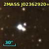 2MASS J02362920+6108317