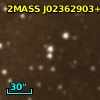 2MASS J02362903+6112247