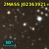2MASS J02363921+6132233