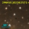 2MASS J02362571+6125185
