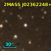 2MASS J02362248+6125449