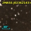 2MASS J02362143+6131049