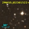 2MASS J02361522+6132382