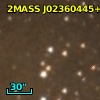 2MASS J02360445+6122340