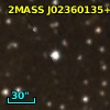2MASS J02360135+6137138