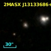 2MASX J13133686+3001436