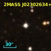 2MASS J02302634+6127432