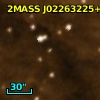 2MASS J02263225+6156431