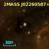 2MASS J02260587+6158465