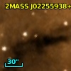 2MASS J02255938+6201089