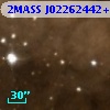 2MASS J02262442+6200501