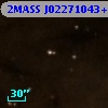 2MASS J02271043+6156225