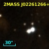 2MASS J02261266+6212372