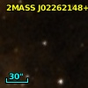 2MASS J02262148+6211327