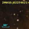 2MASS J02274621+6208103