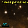 2MASS J02253195+6205080
