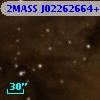 2MASS J02262664+6157419