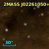 2MASS J02261050+6158018