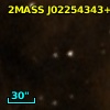 2MASS J02254343+6212522