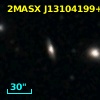 2MASX J13104199+2838059
