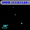 OMHR J131631.60+263649.6