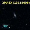 2MASX J13115406+2257317