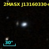 2MASX J13160330+0704504