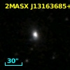 2MASX J13163685+0700551