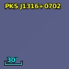 PKS J1316+0702
