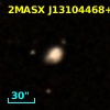 2MASX J13104468+0001553