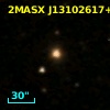 2MASX J13102617+0040451