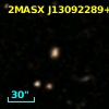 2MASX J13092289+0001200