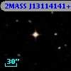 2MASS J13114141+0001456