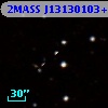 2MASS J13130103+0001305